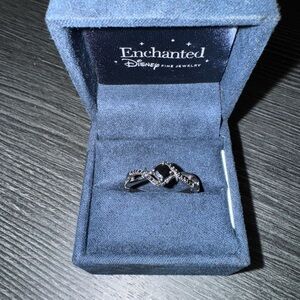 Disney Fine Jewelry Maleficent Black Diamond and Onyx